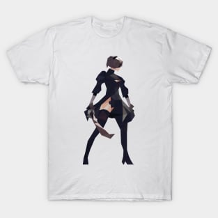 Low Poly 2d NieR: Automata T-Shirt